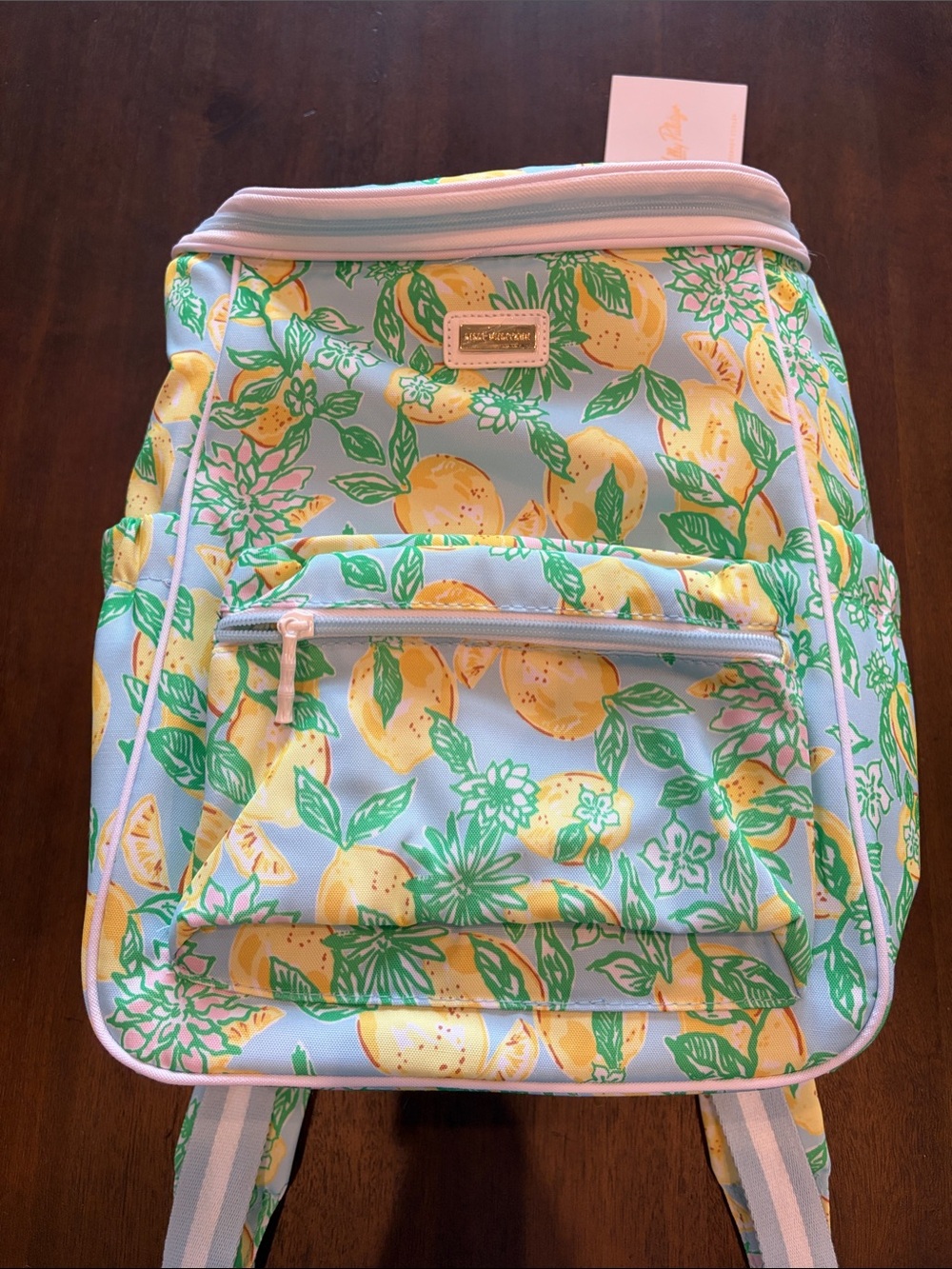 Lilly Pulitzer Backpack Cooler -Lemonade